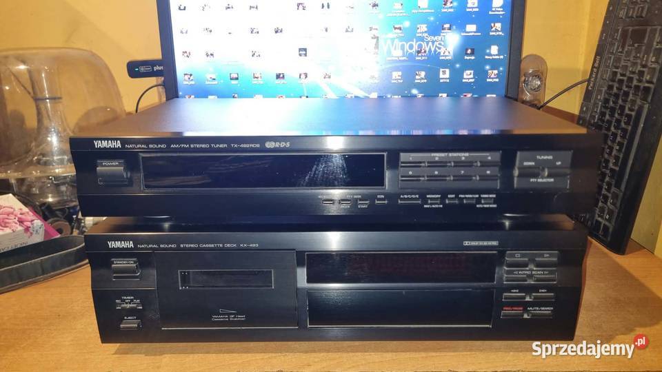 Magnetofon kasetowy Yamaha KX493 idealny stan Warta