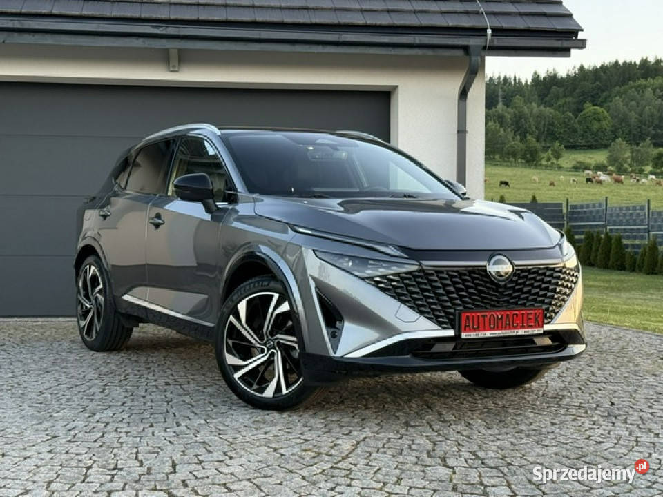 Nissan Qashqai TEKNA SZYBER DACH AMBIENTE NOWE elektrycznie ustawiane fotele Kamienna Góra