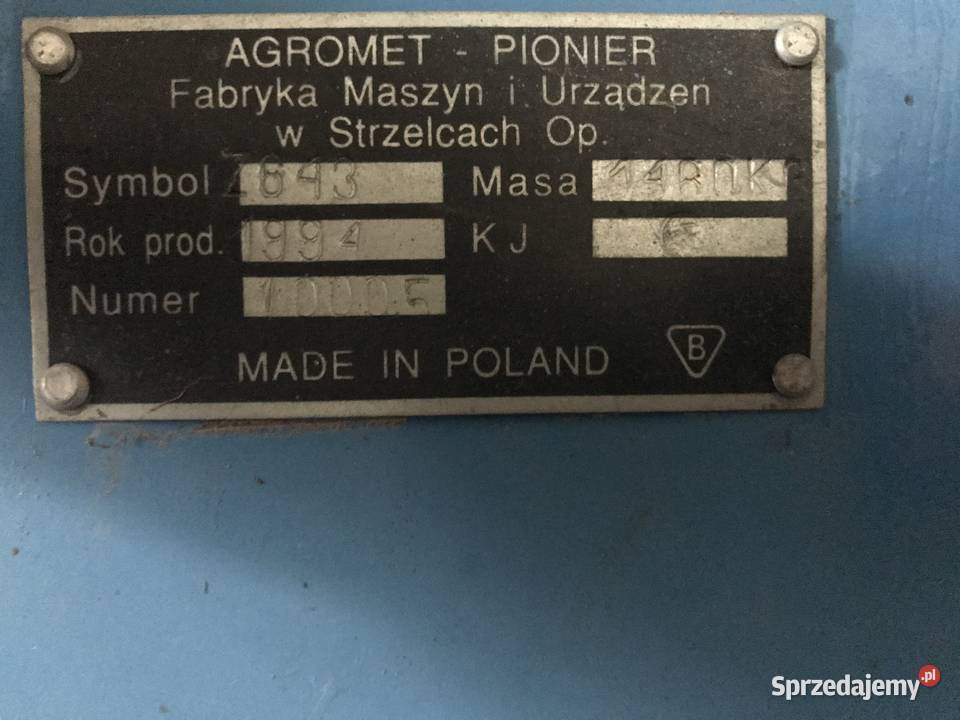 Kombajn ziemniaczany BOLKO 1995r I właściciel nieuszkodzony Łowicz