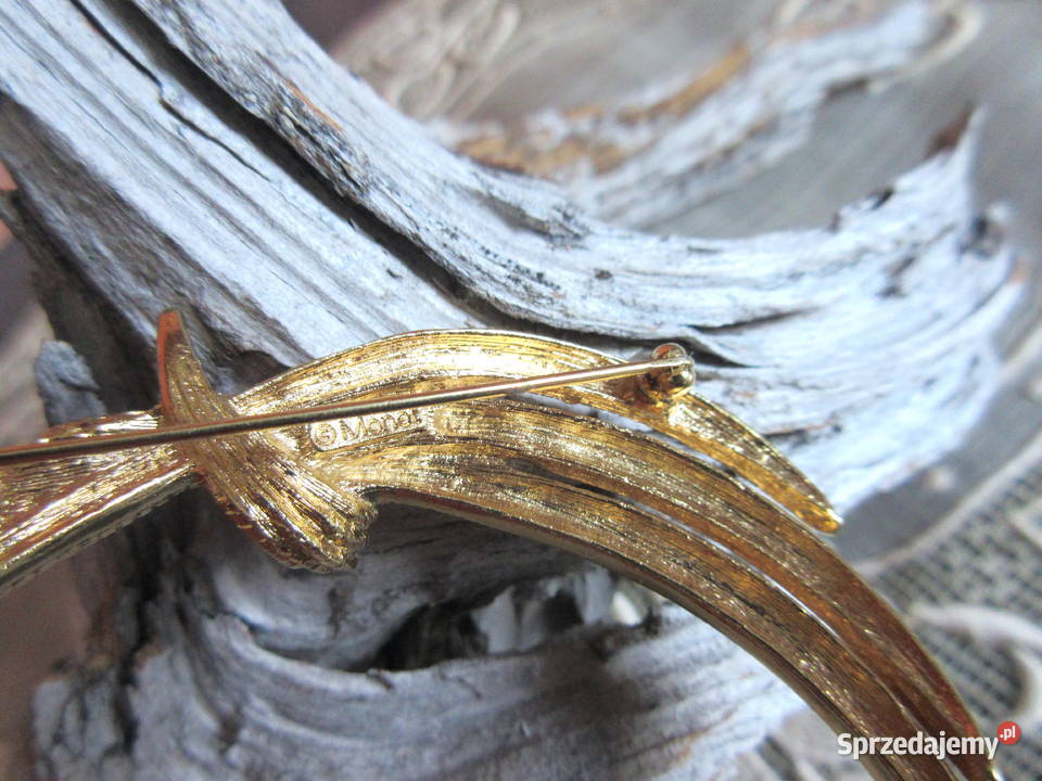 Broszka vintage Monet lata 80