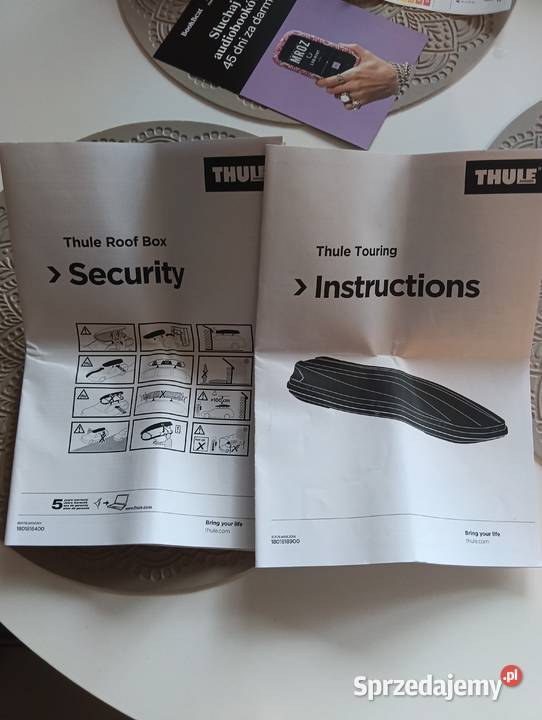 Box dachowy Thule Touring M 200 Gdańsk