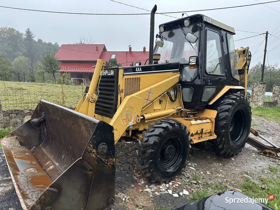 Cat 416B koparko ładowarka 4x4 teleskop krokodyl Bielsko-Biała