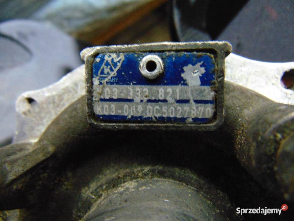 TURBOSPRĘŻARKA TURBINA PEUGEOT 206 20 HDI osobowe
