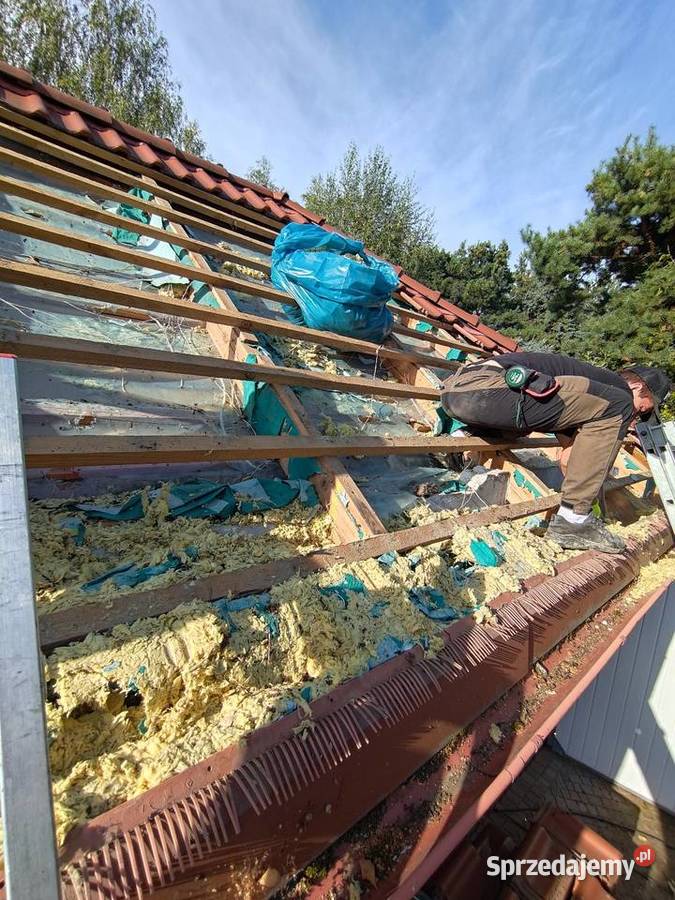 DOCIEPLANIE PODDASZY CELULOZĄ NAPRAWA Lublin