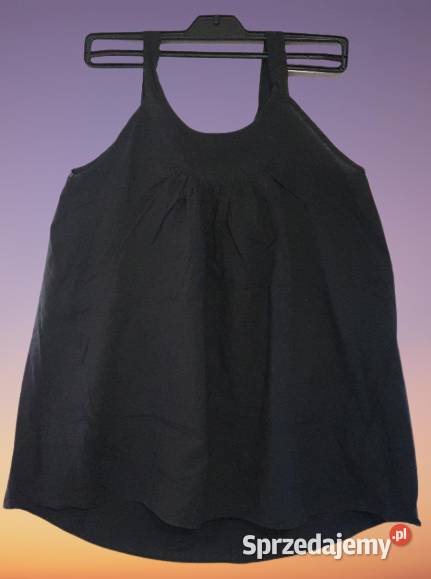 Czarny Damski Top Bez Rękawów W Stylu Boho dolnośląskie Kudowa-Zdrój sprzedam