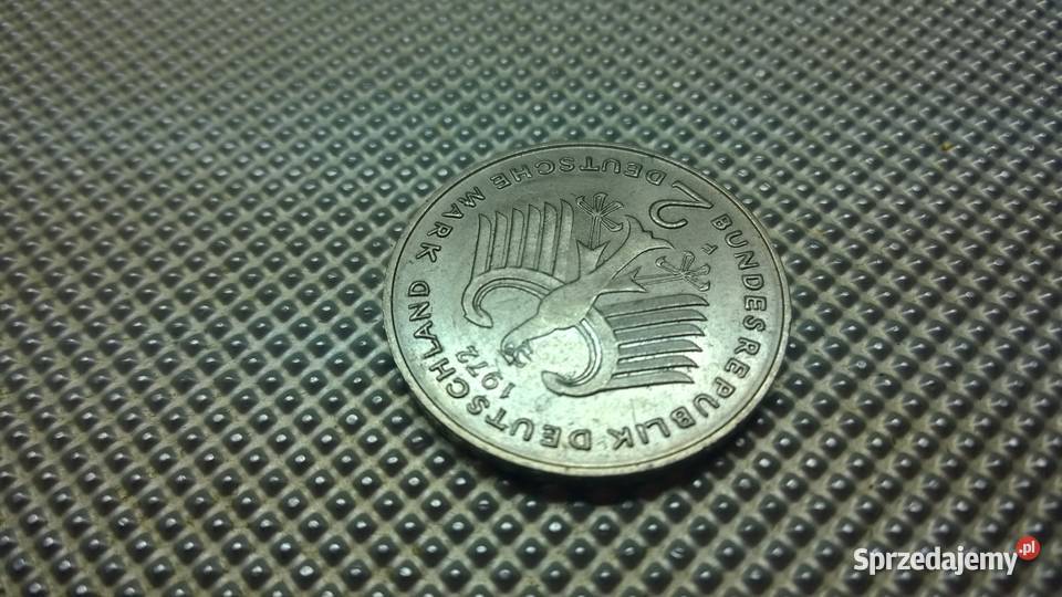 MONETA Niemcy 2 marki 1972 F 049 Numizmatyka mazowieckie Warszawa