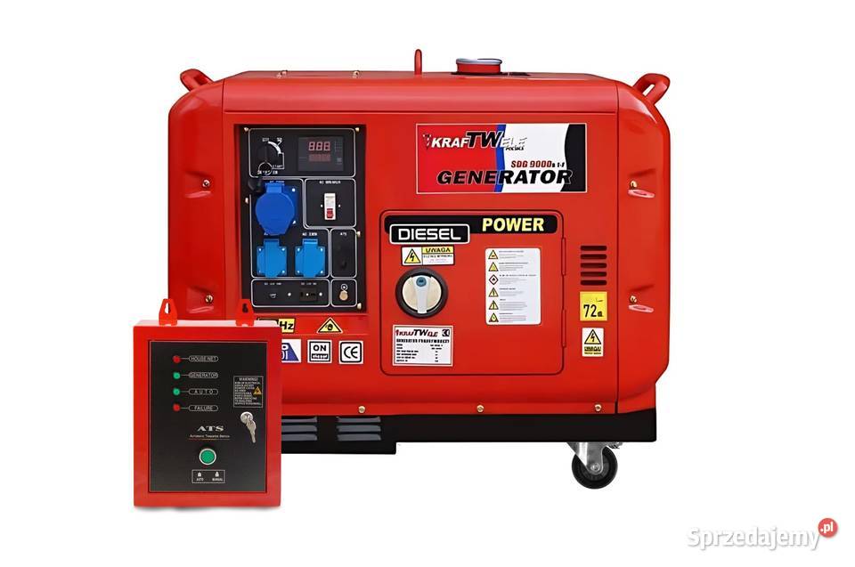 AGREGAT GENERATOR PRĄDOTWÓRCZY 95kVA SILEN 1F Ząbkowice Śląskie