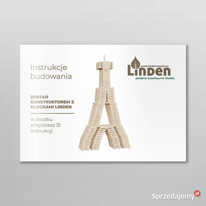 NOWOŚĆ 51 instrukcji budowania z klocków Linden