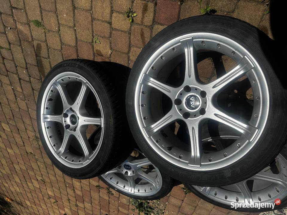 komplet felg ASA 19 24540 R19 rozstaw 5x112 Lubań sprzedam