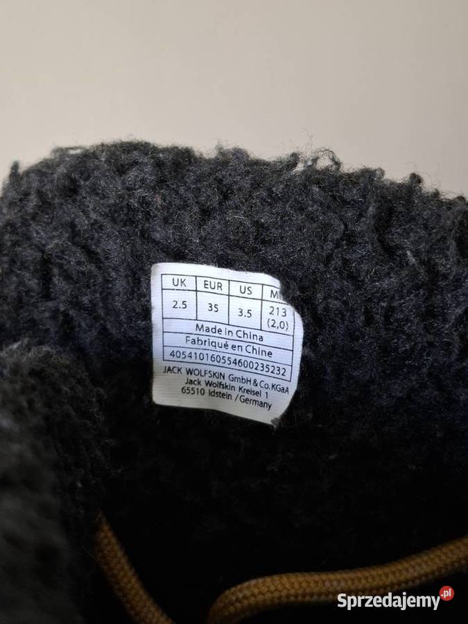 Śniegowce 35 dziecięce Jack Wolfskin Polar Bear Kraków sprzedam