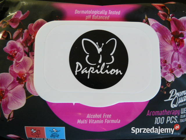 Chusteczki nawilzane Papilion 100 6zl podkarpackie Rzeszów
