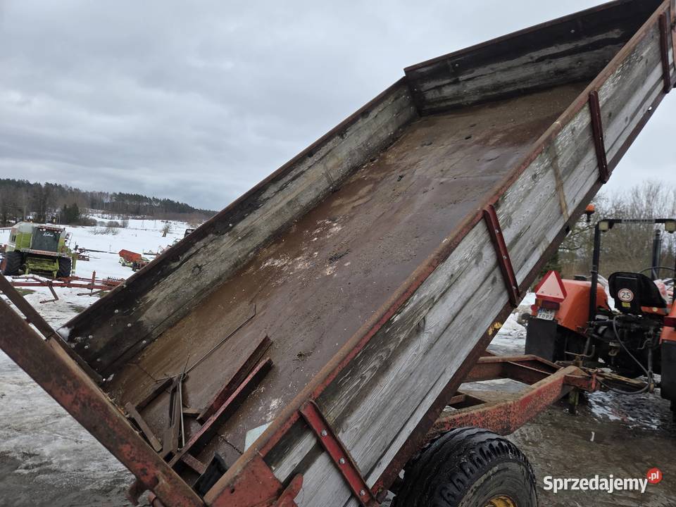 Przyczepa jednoosiowa wywrotka Lubomino
