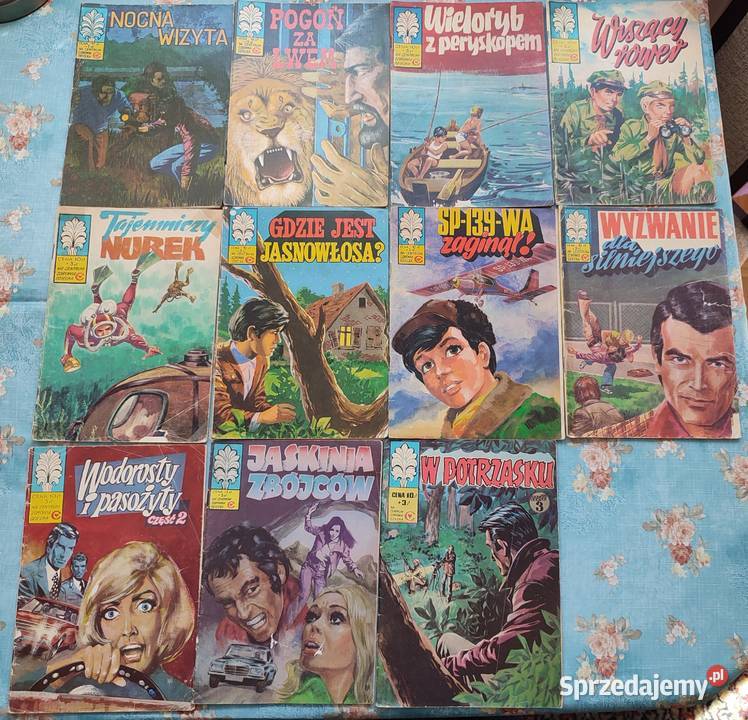 Komiksy Kapitan Żbik i inni w sumie 62 zeszyty mazowieckie Warszawa sprzedam