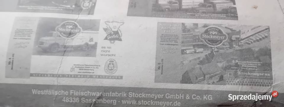 Model Magirus Sirius Stockmeyer Markenwurst Koźminek