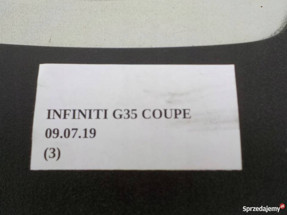POKRYWA OSŁONA SILNIKA V6 35 INFINITI G35 COUPE osobowe Nowy Tomyśl