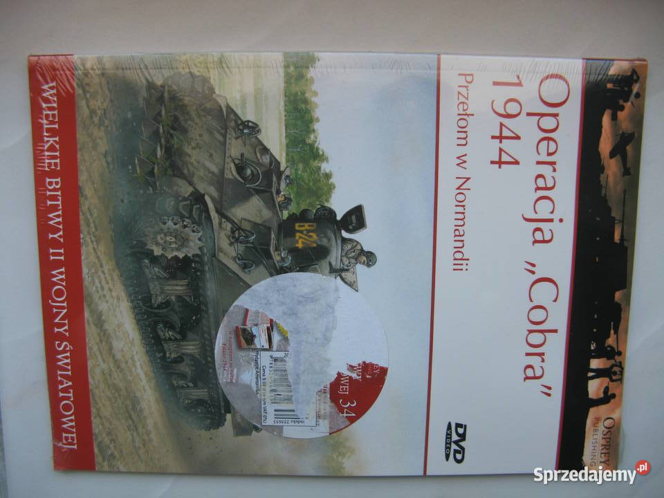 Osprey Operacja Cobra 1944 książka film DVDNowa Kultura i Rozrywka Poznań