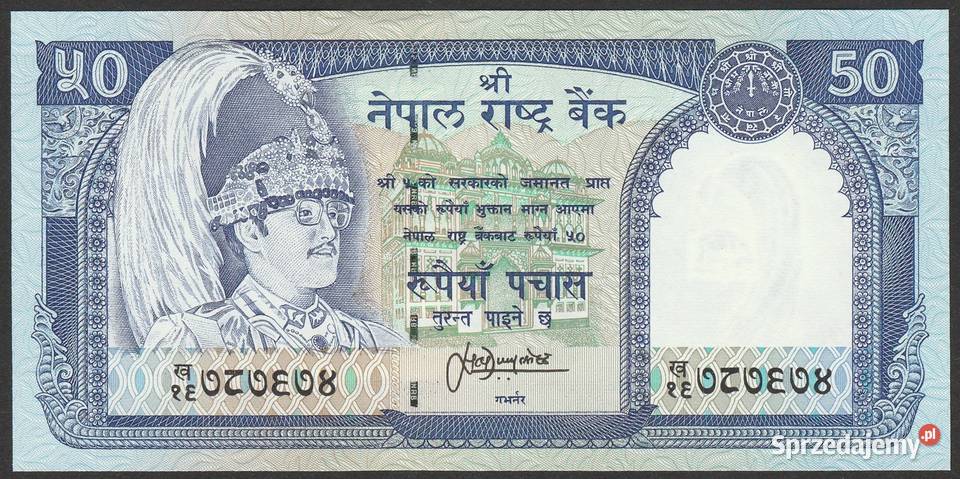 NEPAL 50 RUPEES 1983 STAN BANKOWY UNC sprzedam