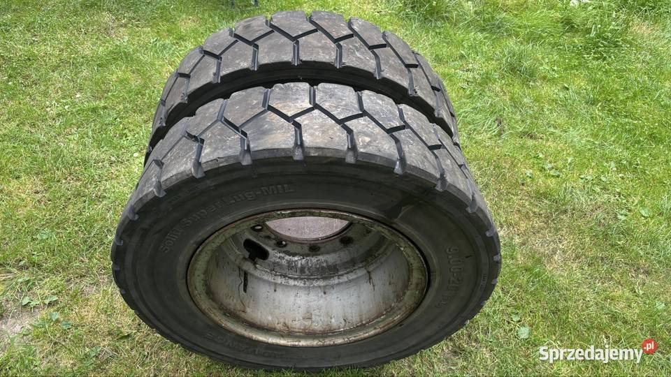 Terex Fuchs MHL koło opony pełne 90020 2 sztuki śląskie Koziegłowy sprzedam