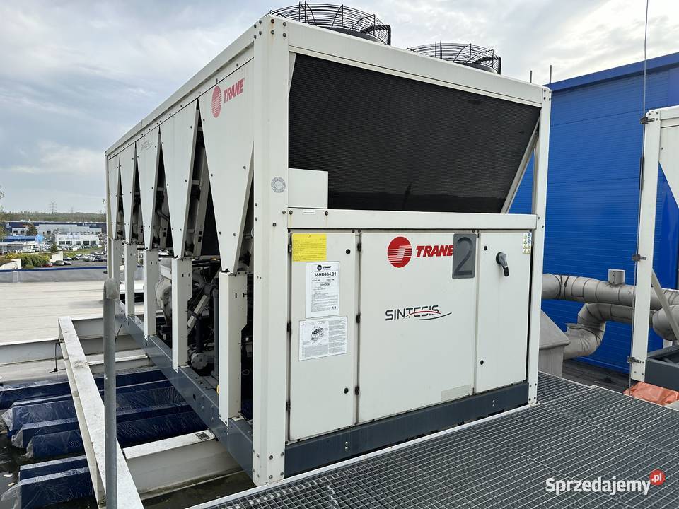 Agregat wody lodowej chiller Trane RTAF145 522 Wałsnów