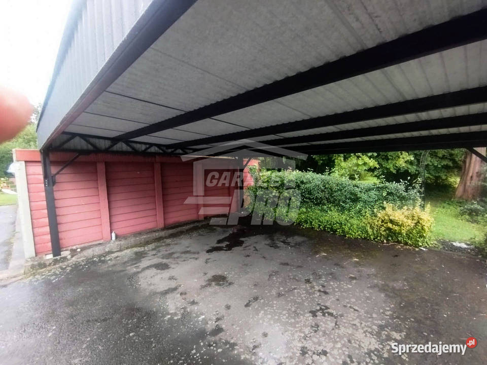 Wiata samochodowa CarPort 8x8 GP217 małopolskie Kalwaria Zebrzydowska