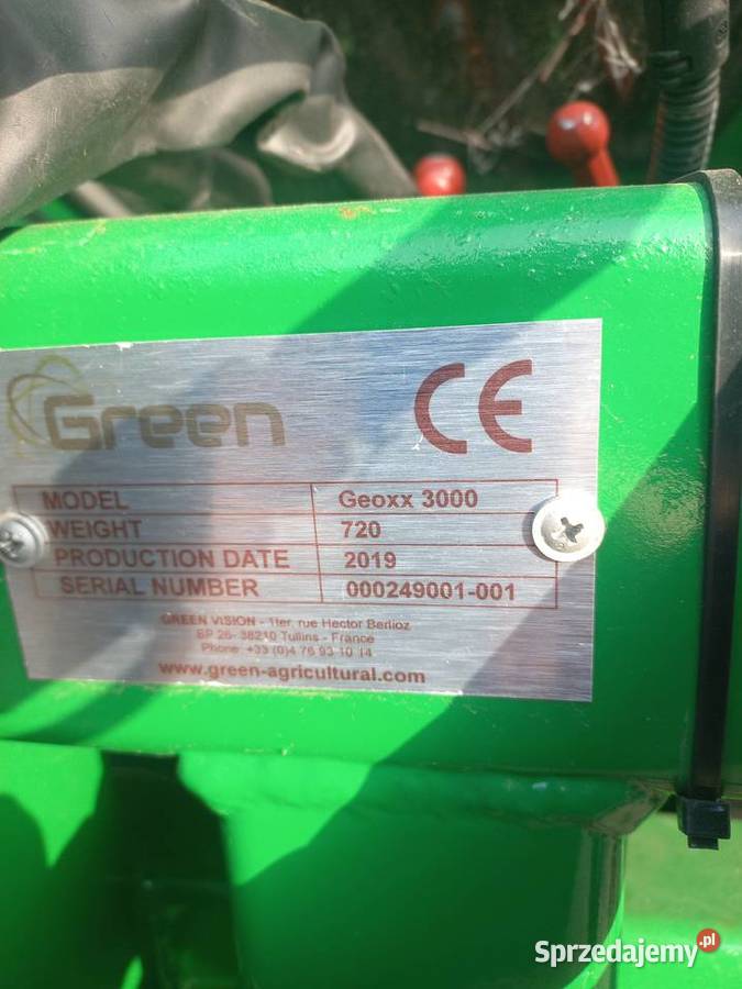 Rozsiewacz nawozowy Green Geoxx 3000 Donder kujawsko-pomorskie Zagajewiczki sprzedam