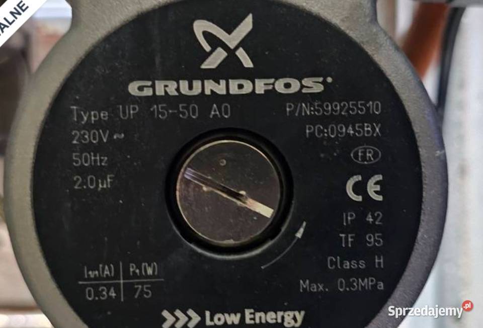 Pompa Grundfos UP 1550 A0 wielkopolskie Nowy Tomyśl sprzedam