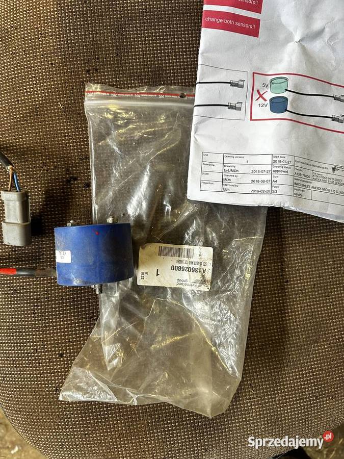 Czujnik skrętnego zaczepu kverneland Ikarus sprzedam