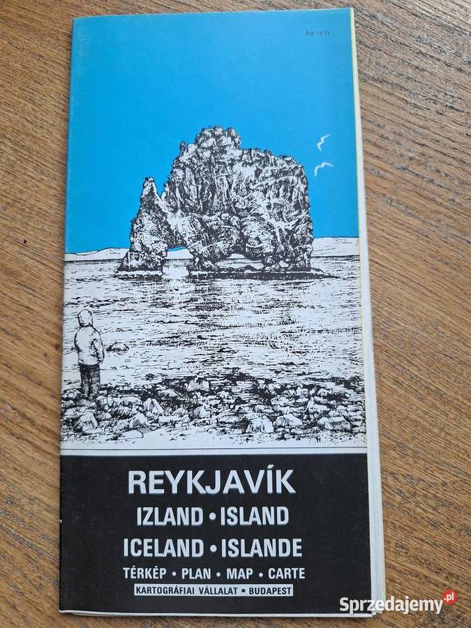 Reykjavik Island1 1000 000 mapa ISBN 9633516056 Kraków