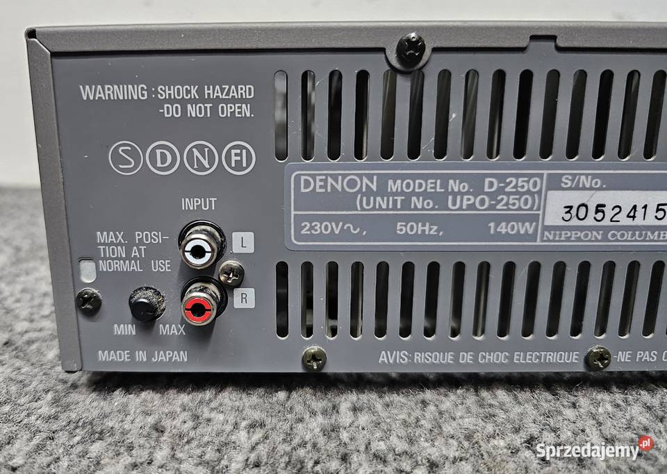 Denon UPO250 końcówka mocy stereo Kraków