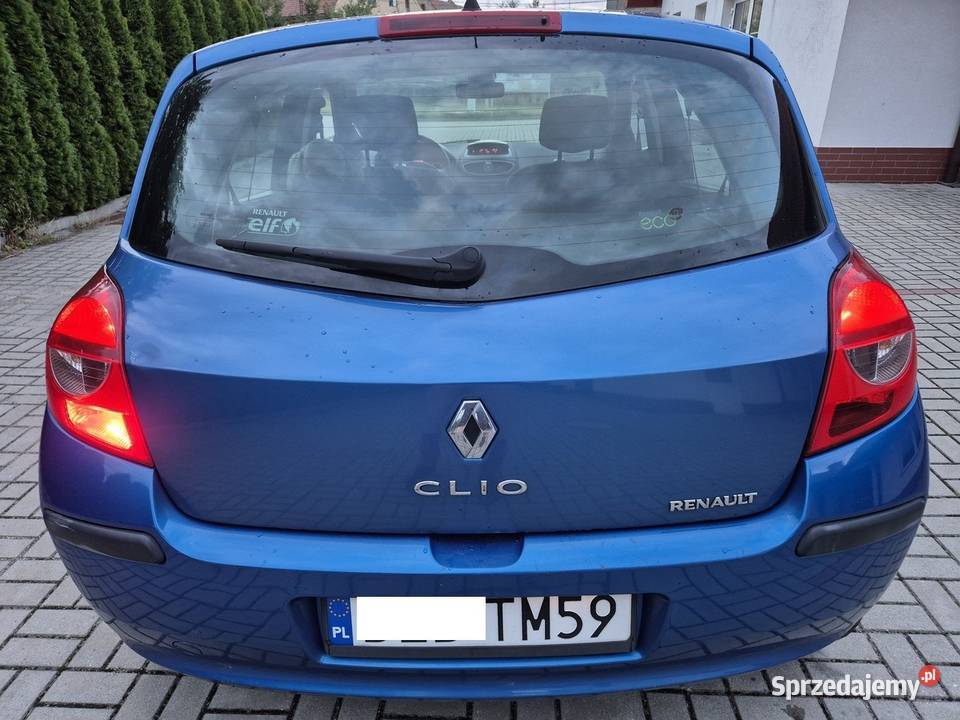 RENAULT CLIO III HATCHBACKSPRAWNA KLIMA VAT marża Głogów