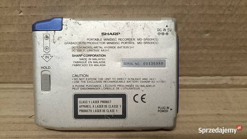 SHARP MDSR50 Mini disc przenośny Poznań