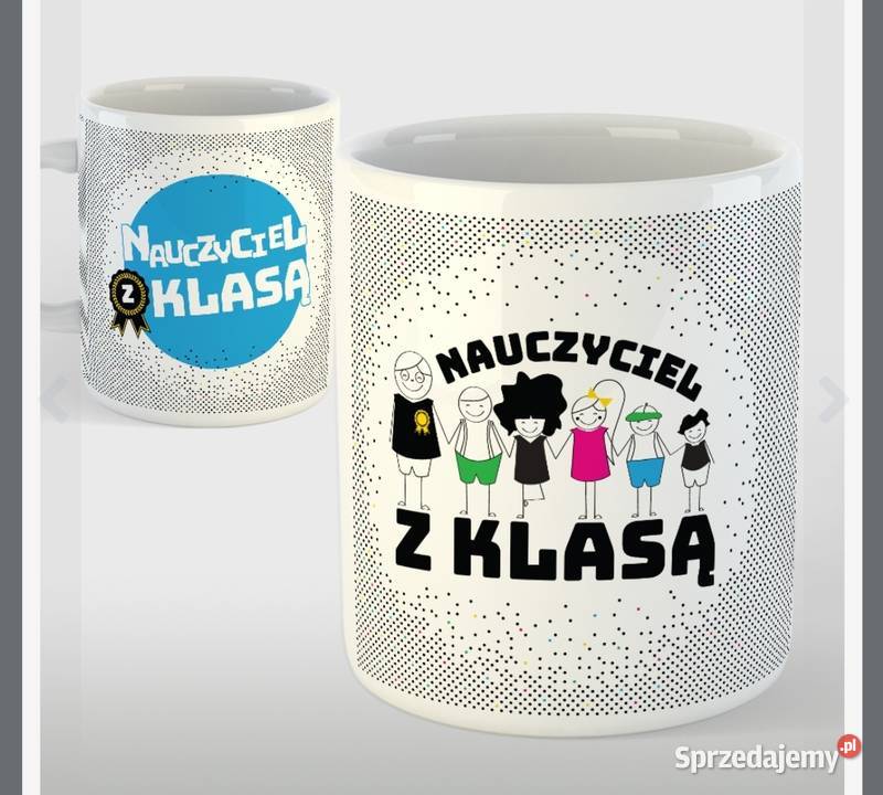 Kubek z nadrukiem Nauczyciel z klasą Warszawa sprzedam