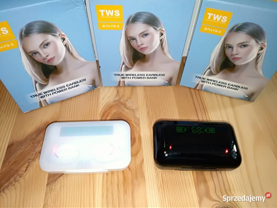 Słuchawki TWS F9PRO bezprzewodowe z Powerbank Ożarów Mazowiecki