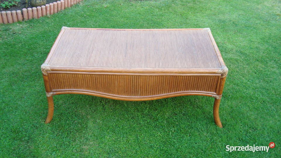 Stolik ratanowy prostokątny Stoliki kawowe i ławy Warszawa