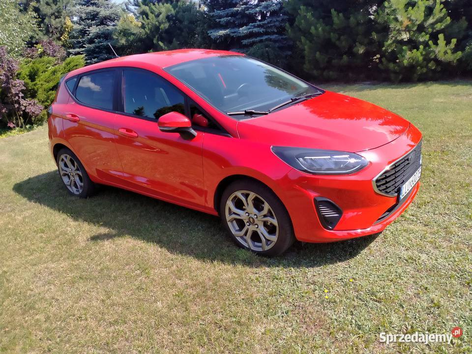 Ford Fiesta czerwona strzala Łuków