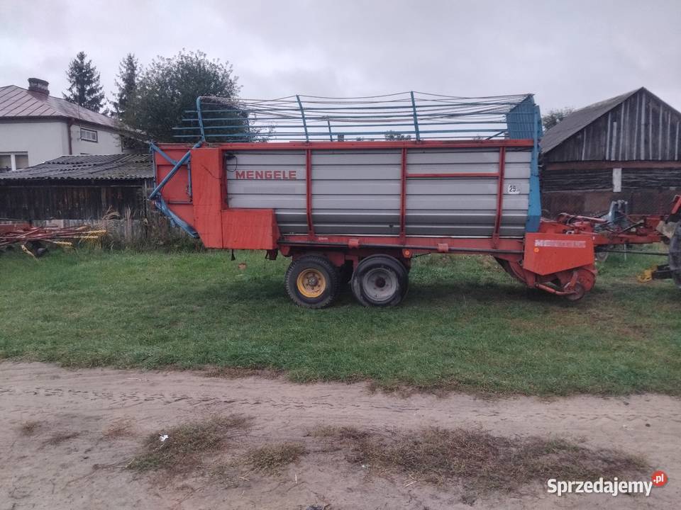 Przyczepa samozbierająca mengele Dąbrowica Mała