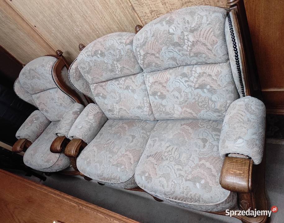 Bardzo ładny komplet wypoczynkowy z Niemiec 2+1 sofa fotel
