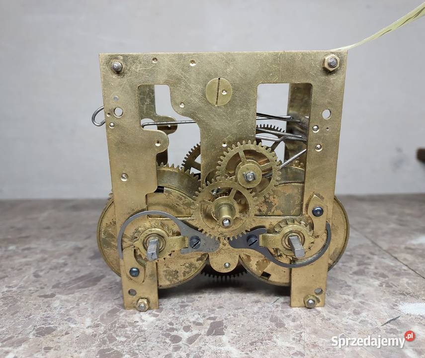 M155 Mechanizm starego zegara ściennego Junghans