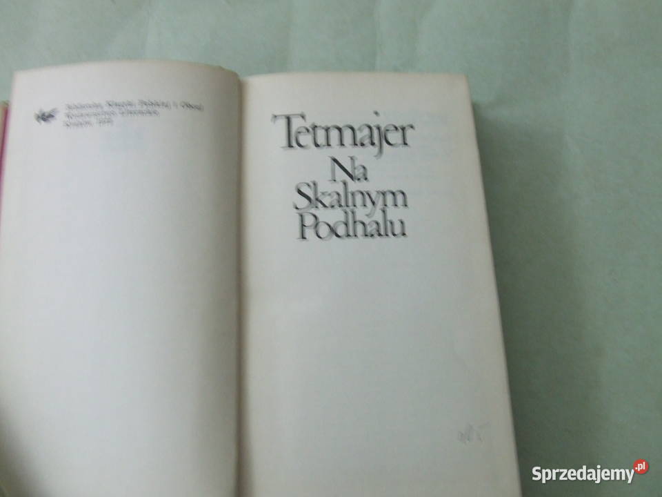 Do Matki Nagrabiecki Na Skalnym Podhalu Tetmajer dolnośląskie Oborniki Śląskie