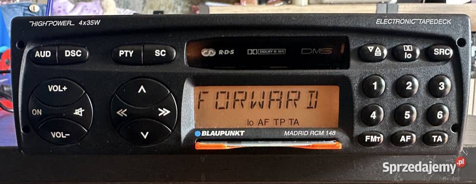 Radio samochodowe Blaupunkt Madrid RCM148 Toruń sprzedam