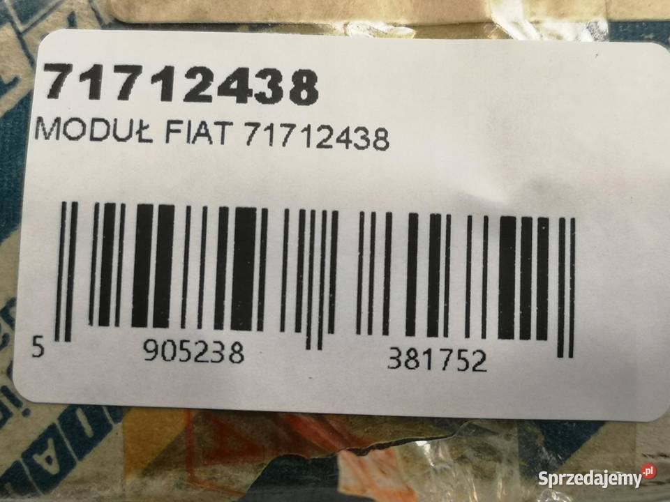 MODUŁ JEDNOSTKA STERUJĄCA ECU FIAT PUNTO
