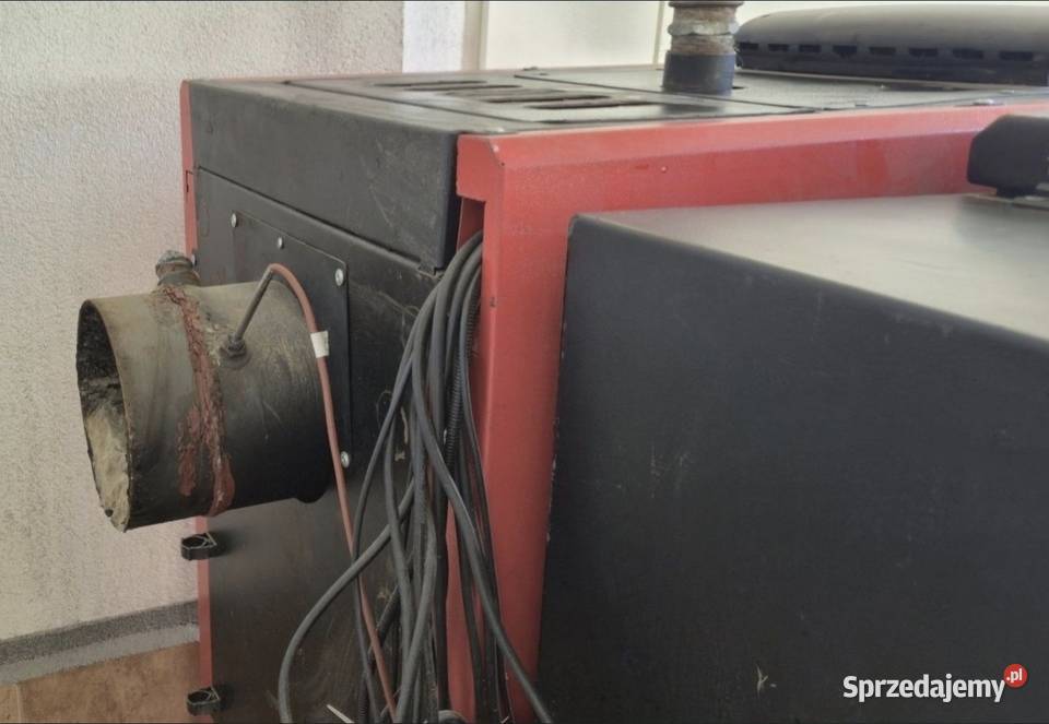Piec na eko groszek METALFACH 38kW z podajnikiem Zrębice