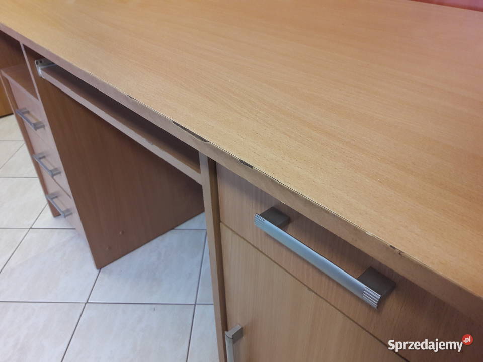 Biurko z szafkami 140x60 śląskie Poczesna