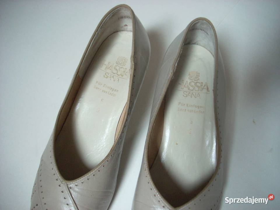 HASSIA Sana Skórzane Buty Skóra 39 5 Czółenka Nowy Sącz