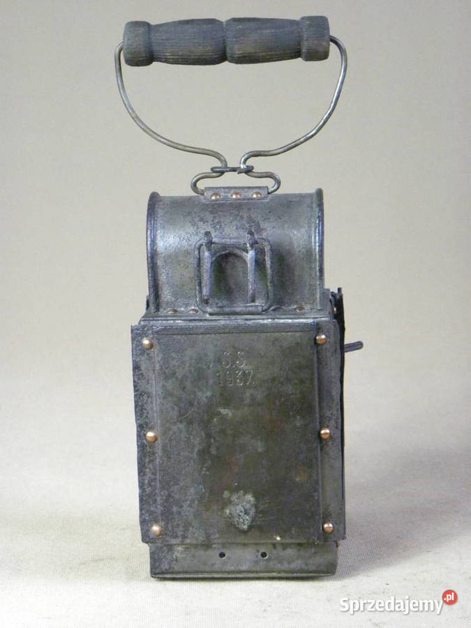 Stara polska lampa świecowa wojskowa St dolnośląskie Legnica