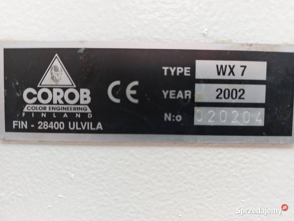 COROB WX7 Żyroskopowy półautomatyczny mieszalnik podkarpackie Stalowa Wola