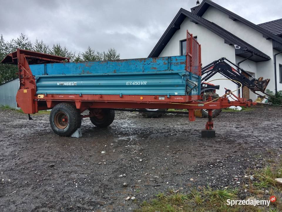 Rozrzutnik obornika Mengele pionowe wałki Męcina