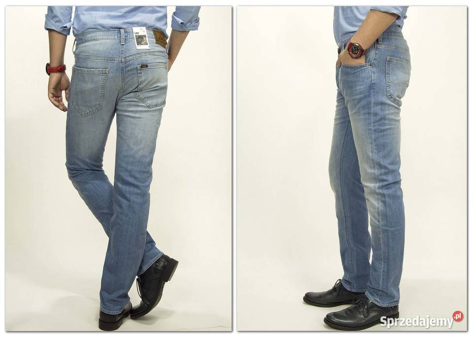 Spodnie męskie Lee Daren Bright Sea W28 L34 Odzież i bielizna męska Pisz