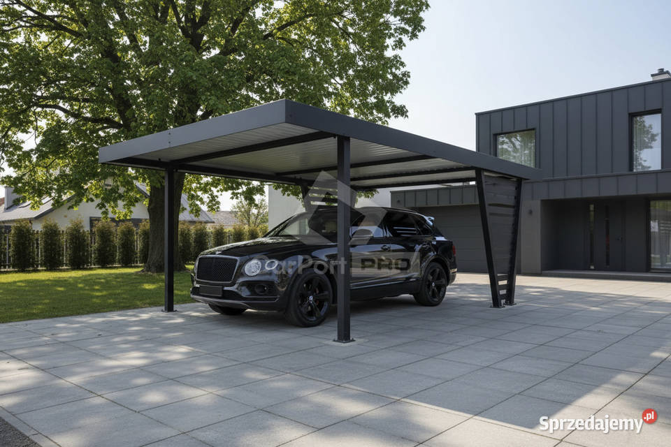 Carport V PREMIUM 45x45m Wypełnienie panelami blacha Gliwice sprzedam