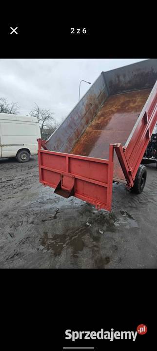 Przyczepa wywrotka trzy strony Koronowo